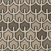 Alamo Modern Khaki/Dark Brown Area Rug