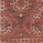 Pistoia Traditional Burnt Orange Area Rug