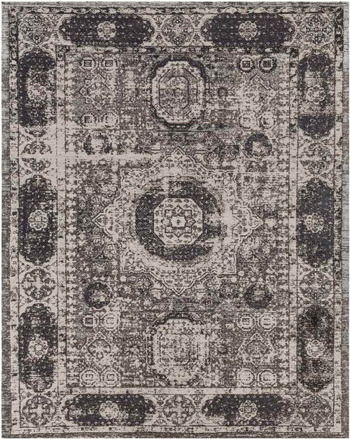 Pesaro Traditional Dark Brown/Charcoal Area Rug