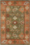 Allakaket Global Dark Green/Burnt Orange Area Rug