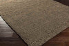 Geron Modern Dark Brown Area Rug