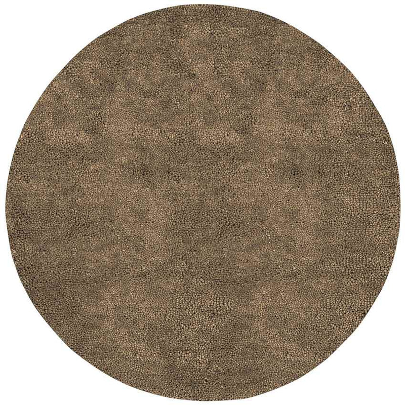 Geron Modern Dark Brown Area Rug