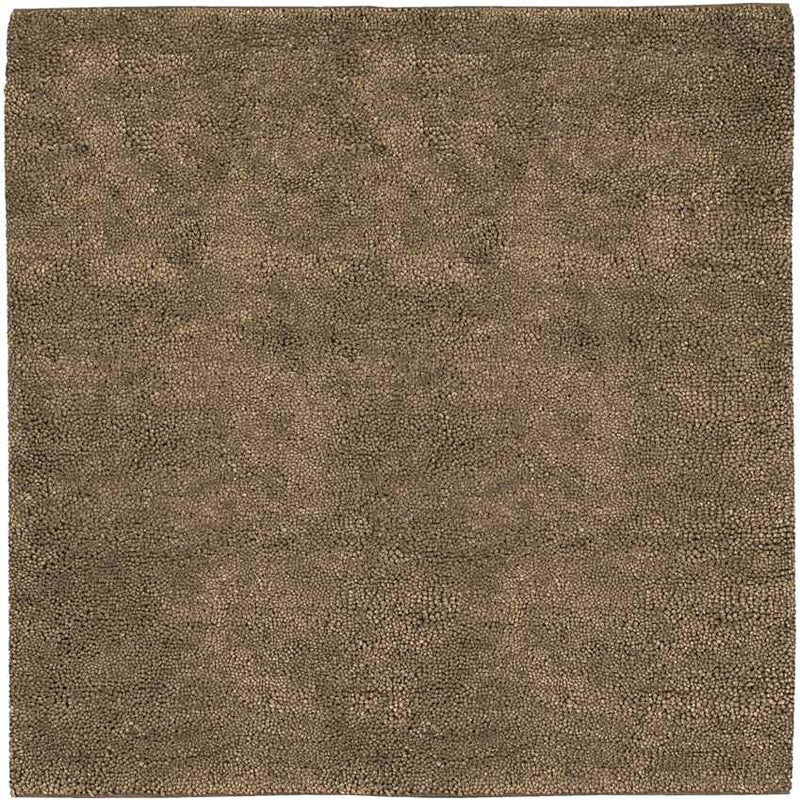 Geron Modern Dark Brown Area Rug