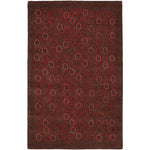Antoine Modern Burgundy/Garnet Area Rug