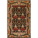 Ardencroft Traditional Dark Brown/Tan Area Rug