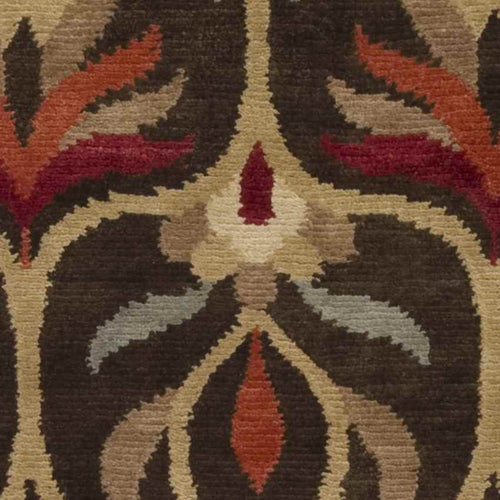 Ardencroft Traditional Dark Brown/Tan Area Rug