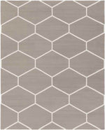 Arvada Modern Taupe/White Area Rug
