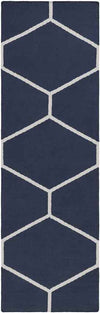 Arvada Modern Navy/White Area Rug
