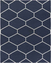 Arvada Modern Navy/White Area Rug