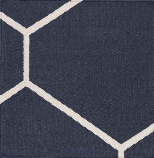 Arvada Modern Navy/White Area Rug