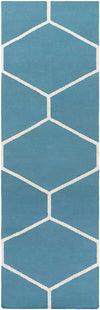 Arvada Modern Blue/White Area Rug