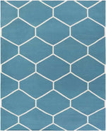 Arvada Modern Blue/White Area Rug