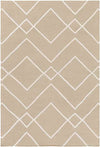Arvin Modern Taupe/Ivory Area Rug