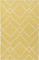 Arvin Modern White/Gold Area Rug