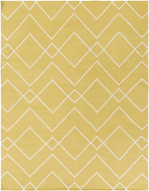 Arvin Modern White/Gold Area Rug