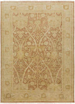 Ashdown Traditional Burnt Orange Area Rug