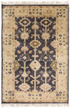 Taranto Traditional Black/Gold Area Rug