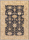 Taranto Traditional Black/Gold Area Rug