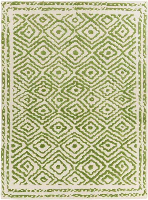 Ashland Modern Dark Green Area Rug