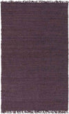 Shyann Cottage Jute Purple Area Rug
