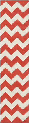 Zwiep Modern Orange/Ivory Area Rug