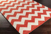 Zwiep Modern Orange/Ivory Area Rug