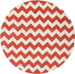Zwiep Modern Orange/Ivory Area Rug