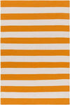 Atlanta Modern Orange/Ivory Area Rug