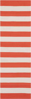 Atlanta Modern Bright Orange Area Rug