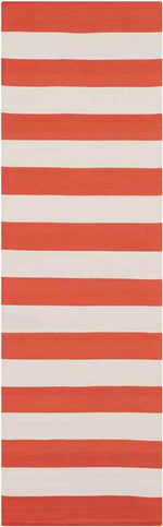 Atlanta Modern Bright Orange Area Rug