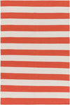 Atlanta Modern Bright Orange Area Rug