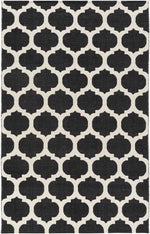Auburndale Modern Black/Light Gray Area Rug
