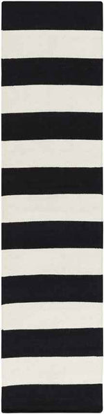 Ault Modern Black/White Area Rug