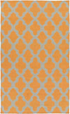 Woold Modern Orange/Grey Area Rug
