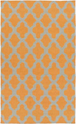Woold Modern Orange/Grey Area Rug