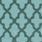 Woold Modern Light Blue Area Rug