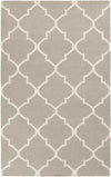 Woord Modern Grey/Off White Area Rug
