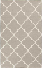 Woord Modern Grey/Off White Area Rug