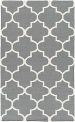 Woord Modern Charcoal Area Rug
