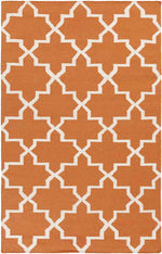Aventura Modern Orange Area Rug