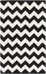 Wordragen Modern Black Area Rug