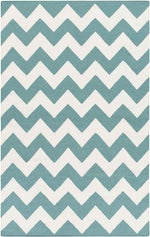 Wordragen Modern Teal Area Rug