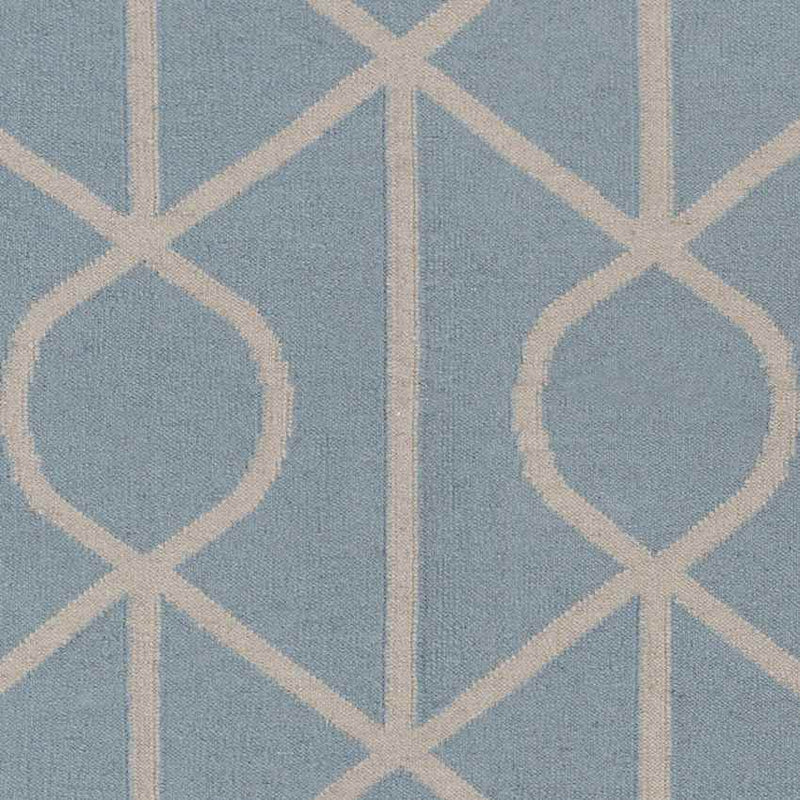 Avoca Modern Light Blue/Ivory Area Rug