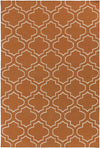 Avon Modern Bright Orange Area Rug