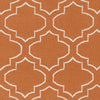 Avon Modern Bright Orange Area Rug