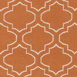 Avon Modern Bright Orange Area Rug
