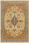 Laverne Traditional Burnt Orange Area Rug