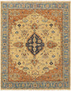 Laverne Traditional Burnt Orange Area Rug