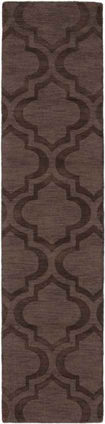 Bergerac Modern Dark Brown Area Rug