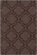 Bergerac Modern Dark Brown Area Rug